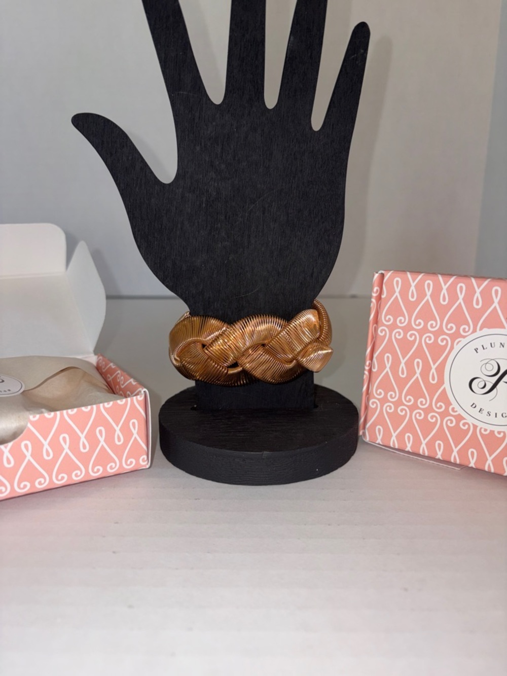 Plunder sophia Braided Wire Cuff - Copper